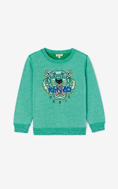 Kenzo Kids Tiger Sweatshirt Mint